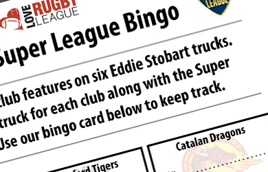 Stobart Super League bingo
