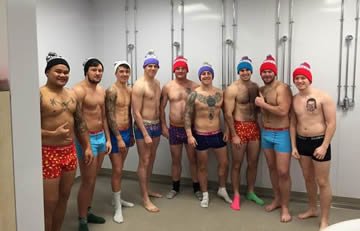 Players strip off to support testicular cancer