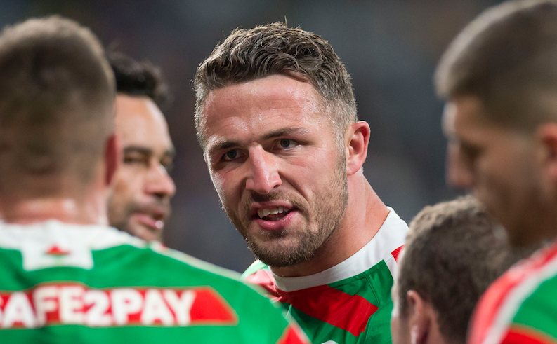 Sam Burgess pleads not guilty to domestic violence related charge